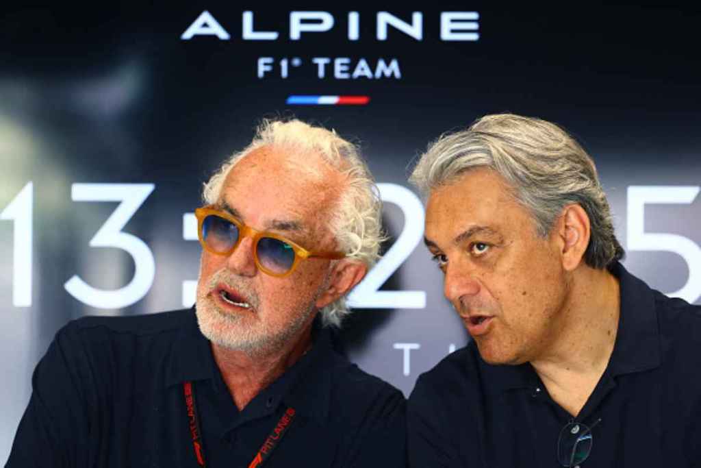 briatore luca de meo alpine f1