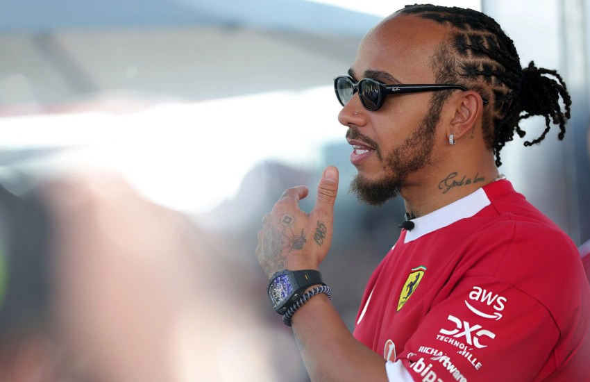 Hamilton Ferrari test Barcellona 2026