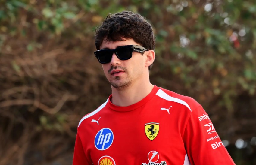 Charles Leclerc impegnato nei test pre-stagionali in Bahrein