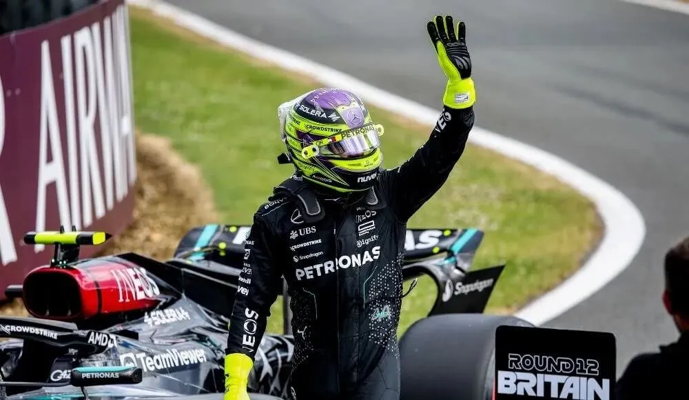 lewis hamilton al gp di silverstone 2024