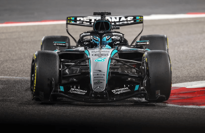 Russell Bahrain test F1