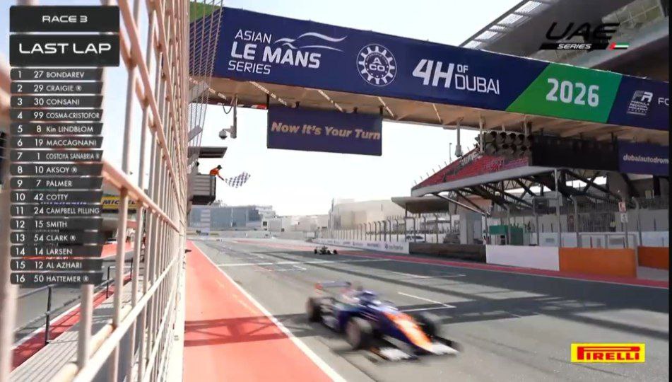 Anche in questo fine settimana, Oleksandr Bondarev riesce a conquistare almeno una vittoria. Questa volta, però, il risultato è stato incerto fino all'ultima curva, grazie a un Craigie particolarmente rapido.