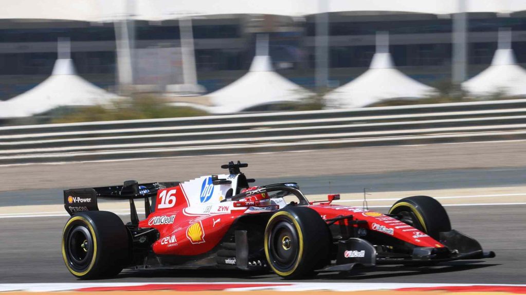Leclerc in pista nel Day-1 dei test Bahrain