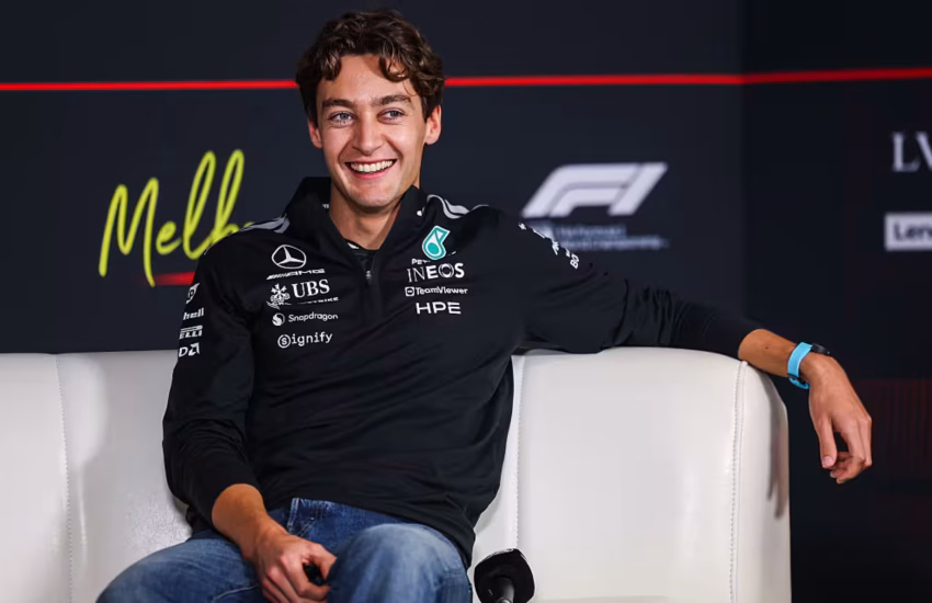 f1 getty russell gp melbourne 2026 conferenza
