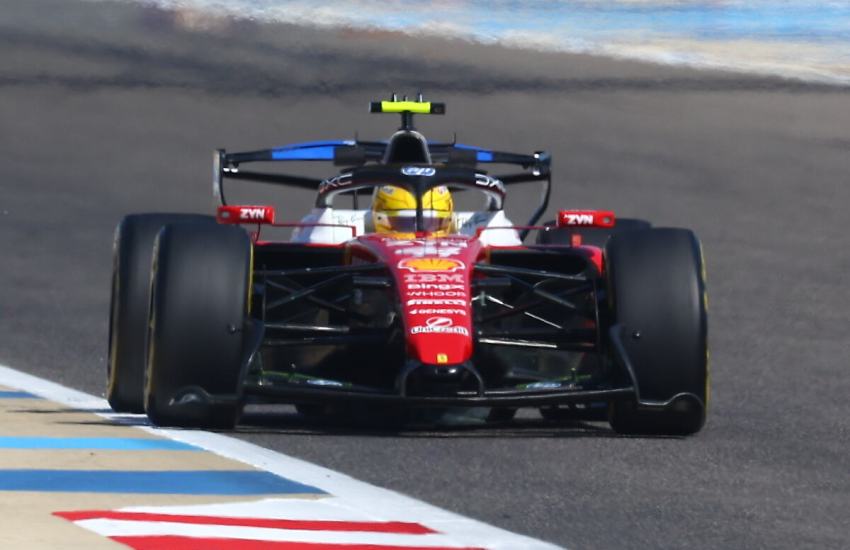 ferrari hamilton ala macarena