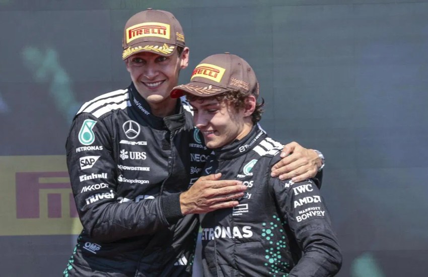 George Russell Kimi Antonelli Mercedes