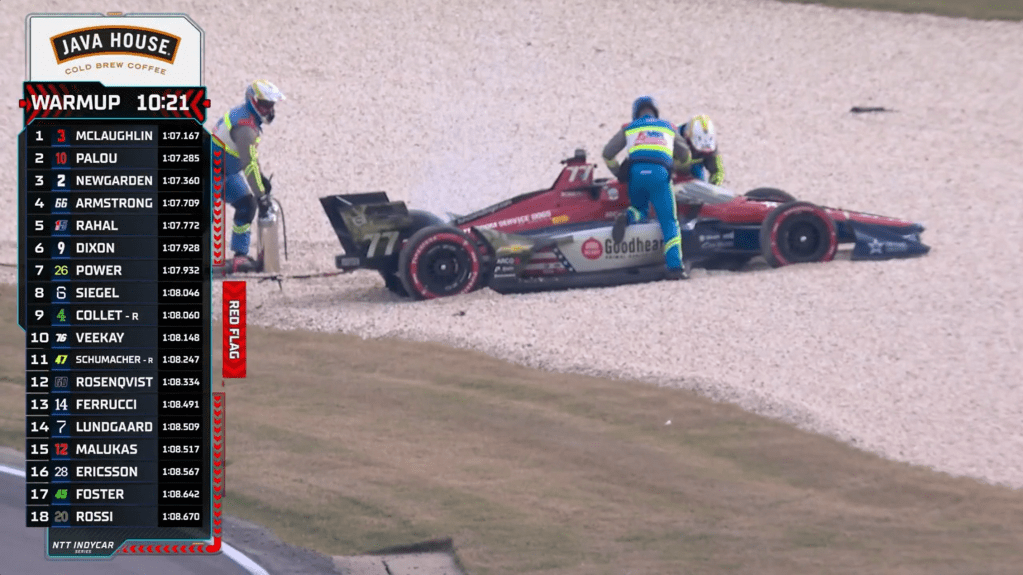 IndyCar | GP Alabama - Warmup: sting ray robb