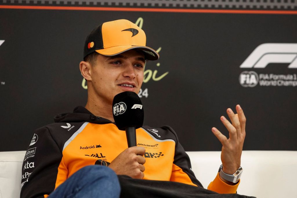 lando norris conference presse abou dhabi
