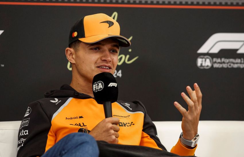 lando norris conference presse abou dhabi