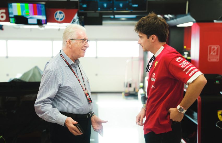 piero ferrari e leclerc