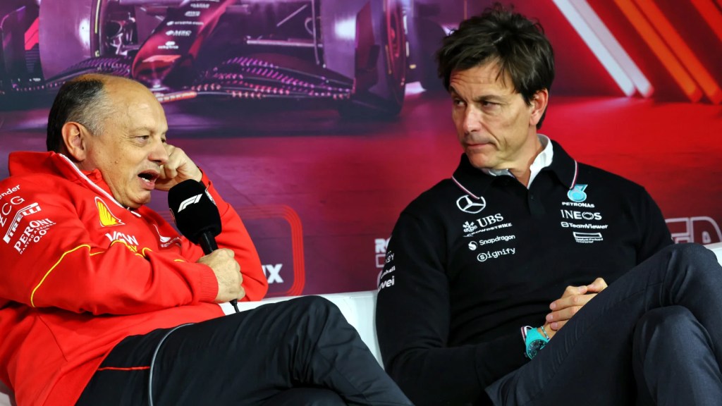 toto wolff fred vasseur f1
