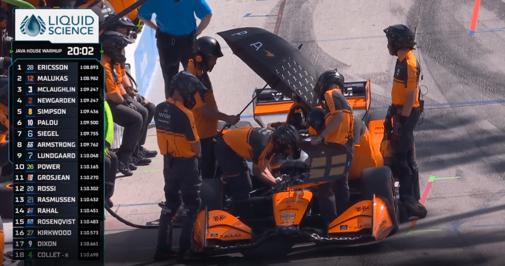 IndyCar | GP Long Beach - Warmup: Pato O'Ward