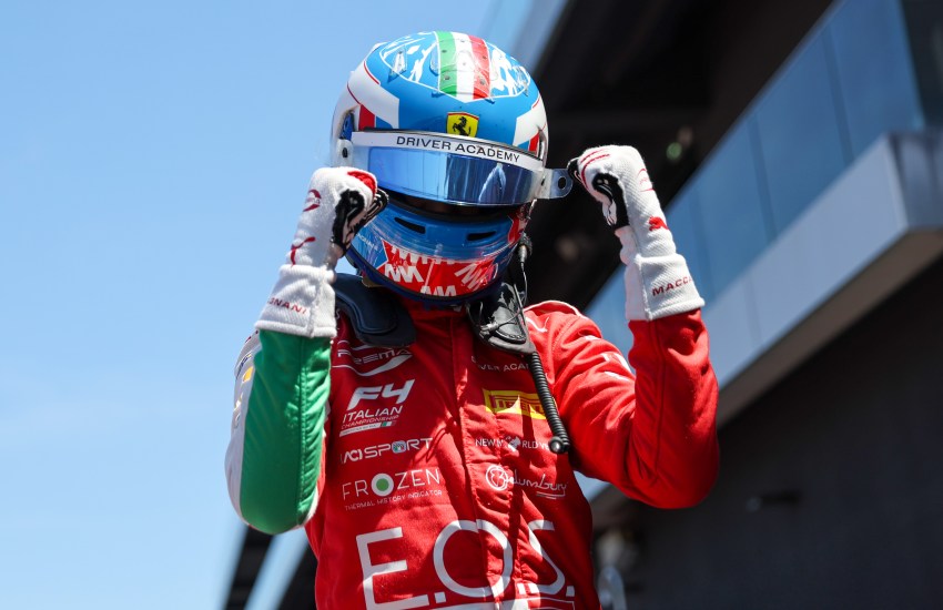 Niccolò Maccagnani conquista il successo in Gara 3 di F4 Italia a Misano