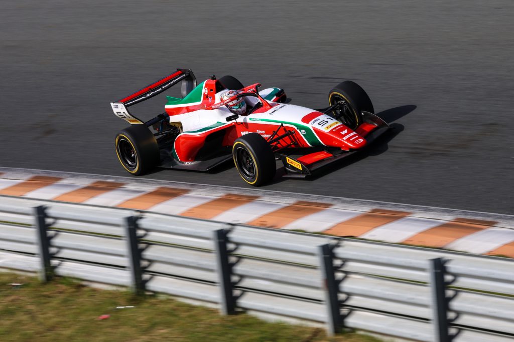 Kean Nakamura-Berta in pista a Zandvoort per Gara 1 del FREC