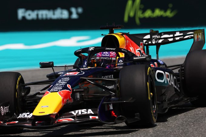 Verstappen sul tracciato di Miami