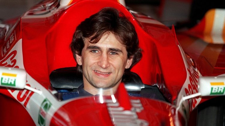 Alex Zanardi in macchina