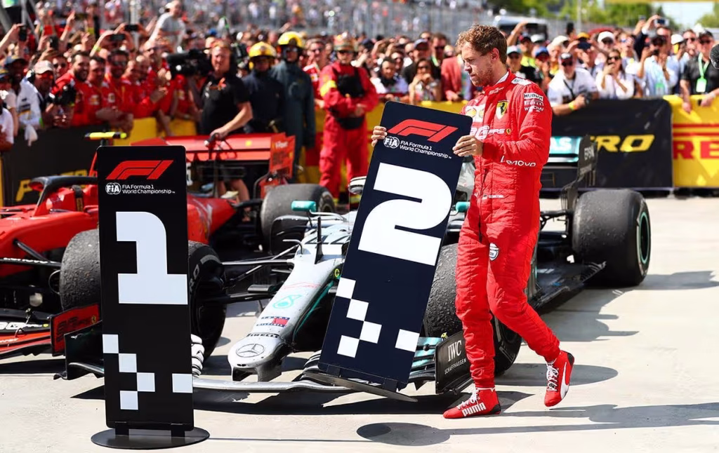 f1 2019 gp canada vettel parc ferme