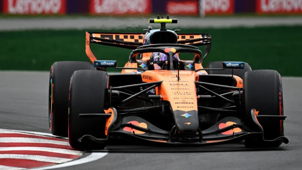 Norris sul tracciato di Montréal